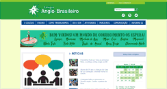 Desktop Screenshot of colegioanglobrasileiro.com.br